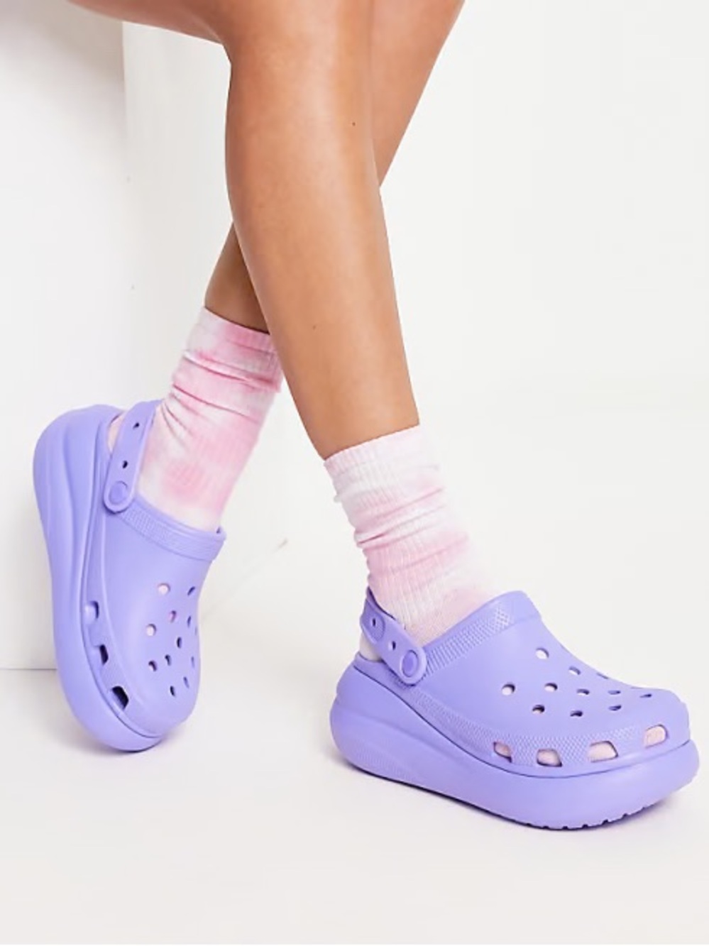 Crocs Classic Cutie Girls' Clogs Purple Size J6